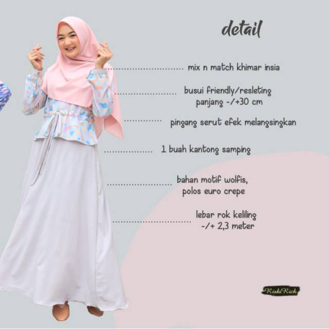 Gamis Afiyah By Riskirich