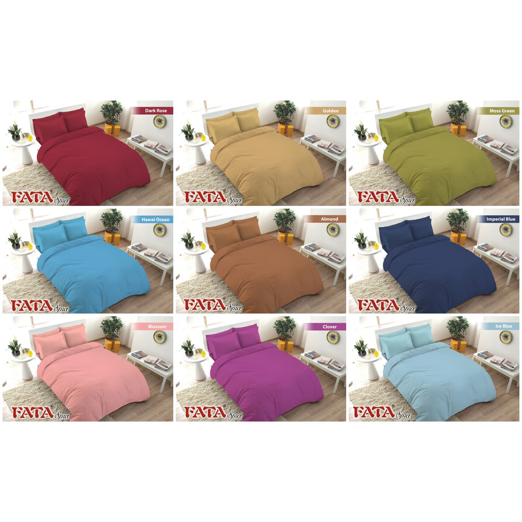 FATA - Bed Cover King (180x200) Terlaris Polos Embosed pilihan