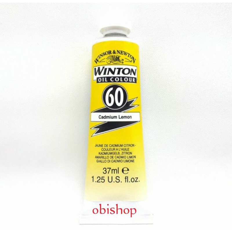 

Cat Minyak Winton Oil Colour 37 ml Cadmium Lemon SERIES 2 Winsor & Newton