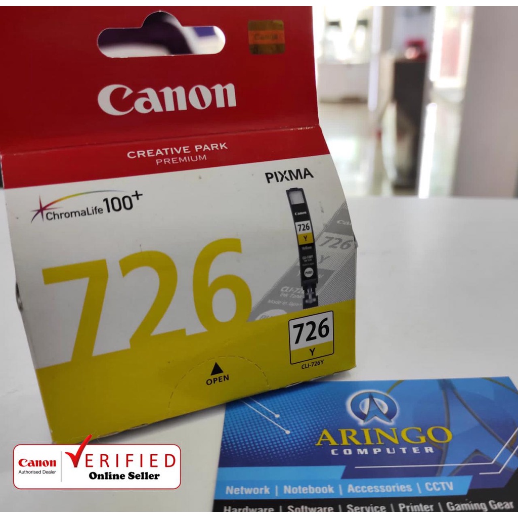 Cartridge &amp; Tinta Canon 726 yellow