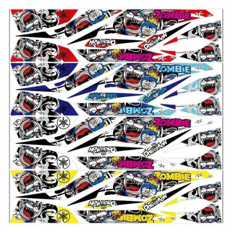 Striping Motor Mio M3 DORAEMON ZOMBIE STIKER Mio Z stiker motor mio 125 termurah VARIASI MIO M3 2020