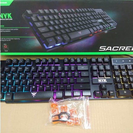 Keyboard NYK K-02 Backlight - Gaming keyboard NYK K02