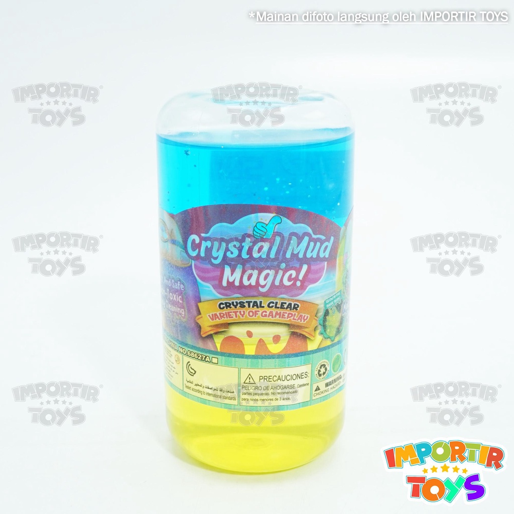 Slime Rainbow 550 Gram Mainan Edukasi Anak Crystal Mud Magic