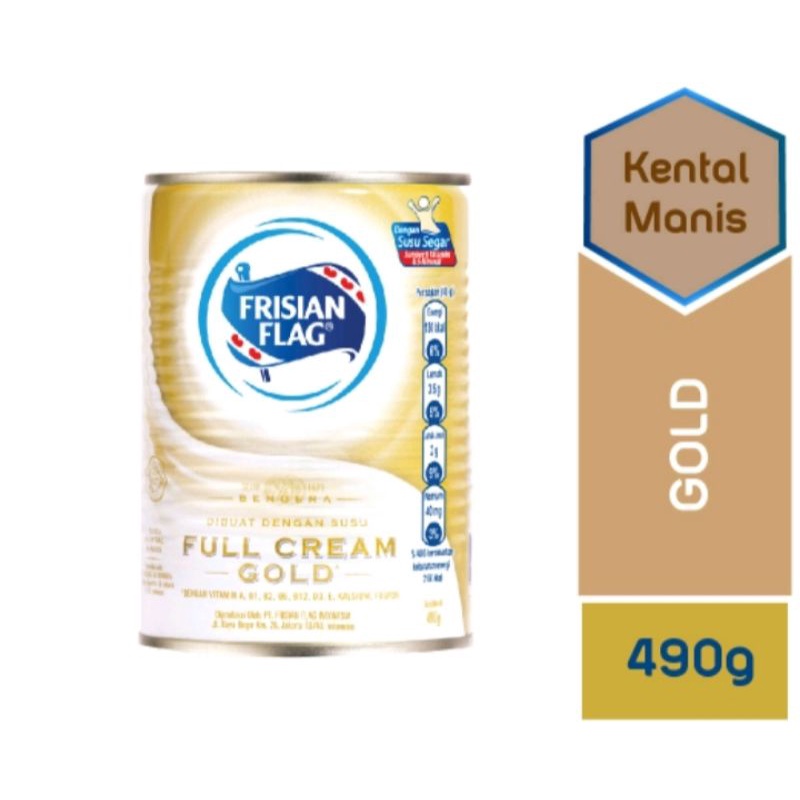 

Frisian Flag Susu Kental Manis Gold Kaleng 490gr