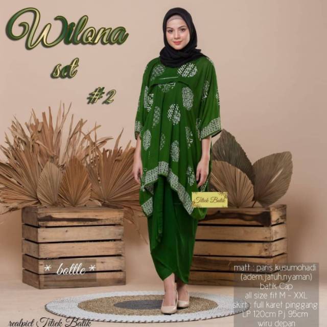 Maura Couple - Sania Ruffle Batik Couple ori Ndoro jowi DNT Garansi Termurah Shopee - Pekalongan