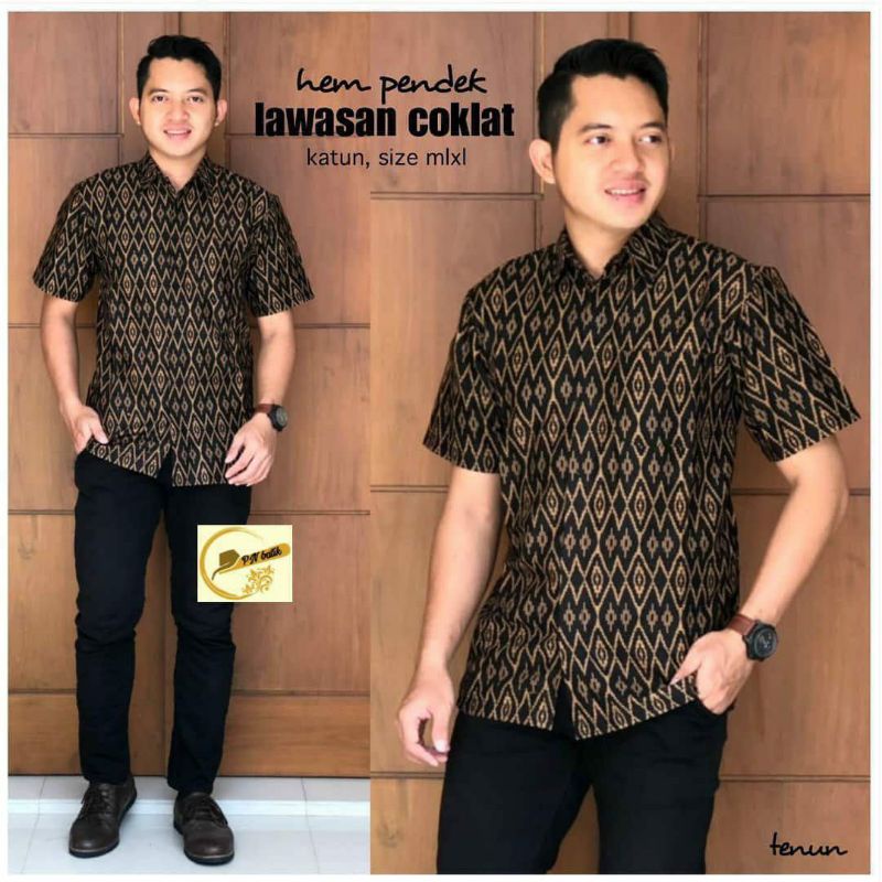 kemeja batik pria lengan pendek/hem batik pria/kemeja pria/kemeja batik/baju batik