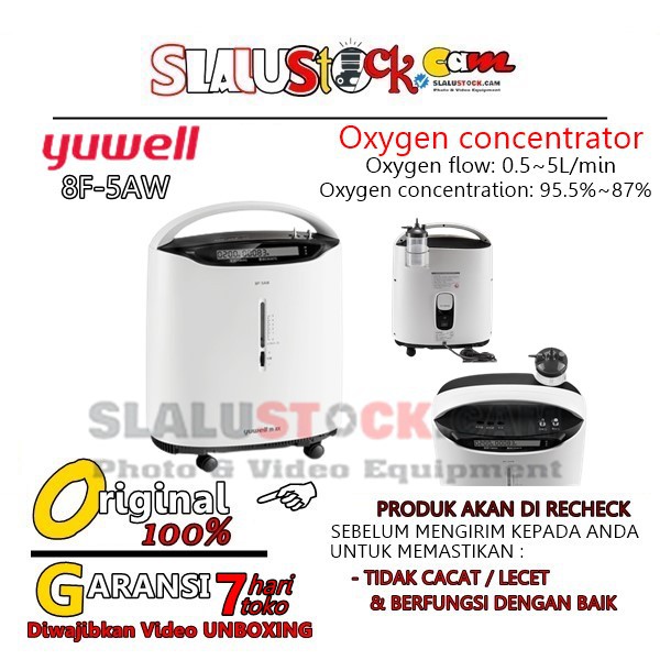 Yuwell 8F-5AW 5L Oxygen Concentrator Medical Grade Oksigen