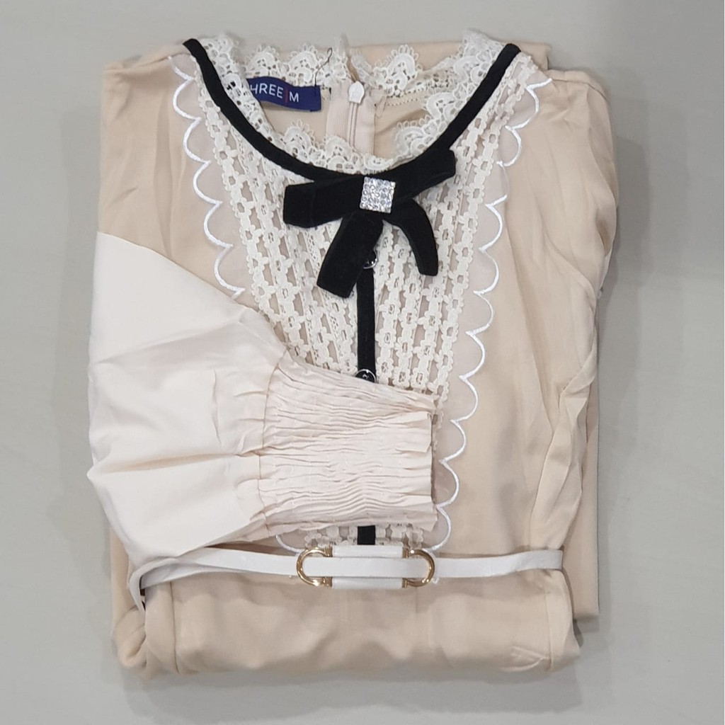 Tritania Maxi Dress Import TM 9051-Creme