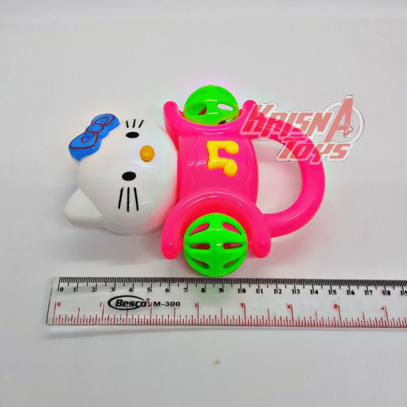 MAINAN KRINCINGAN BAYI KARAKTER HELO KITY/BABY TOYS RATTLE