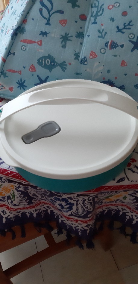 Click To Go Round Reheatable Satuan + Handle (rantang Bekal Makan) Tupwr