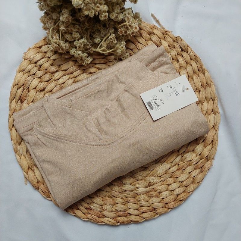 manset kerah Sunka/manset badan wanita/ manset kaos premium/ manset sunka part 1-Beige