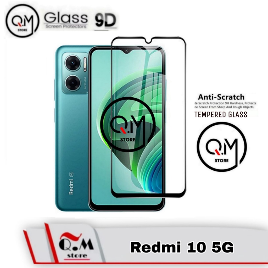 Tempered Glass Layar Redmi 10 5G 2022 Anti Gores  Screen Guard Pelindung Layar