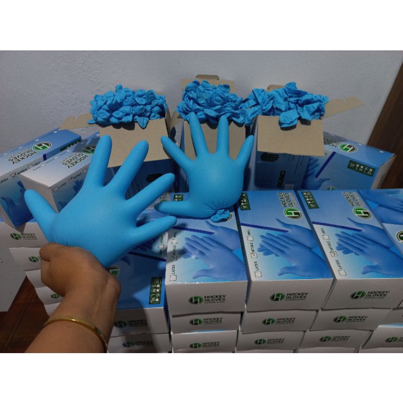 Handscoon Nitril Blue isi 100pcs