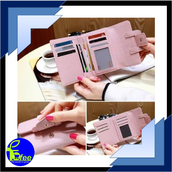 [IMPORT] - Dompet Wanita Lipat Kain Kanvas