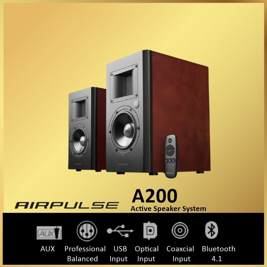 Airpulse A200 Hifi Stereo Bluetooth Active Speaker Air Pulse