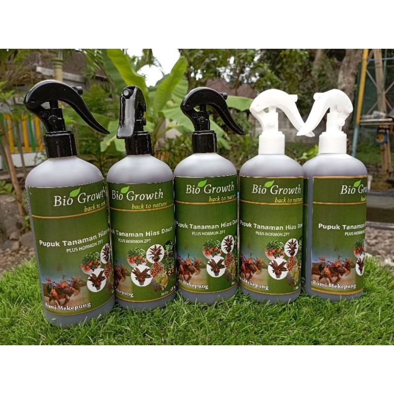 Pupuk Organik Cair (POC) Bio Growth Back to Nature / Praktis Tinggal Semprot 500mL
