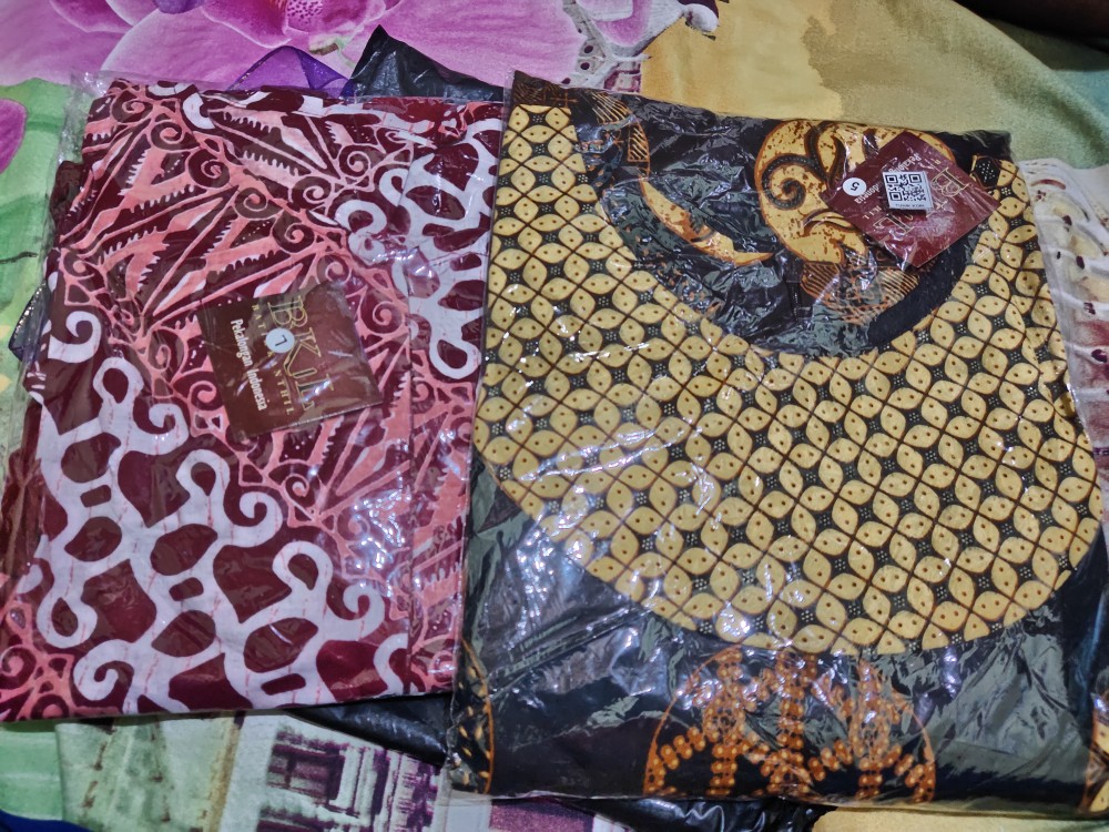 Batik Wanita Kekinian Blouse Batik Brokat Batik Kombinasi Seno Parang Susun