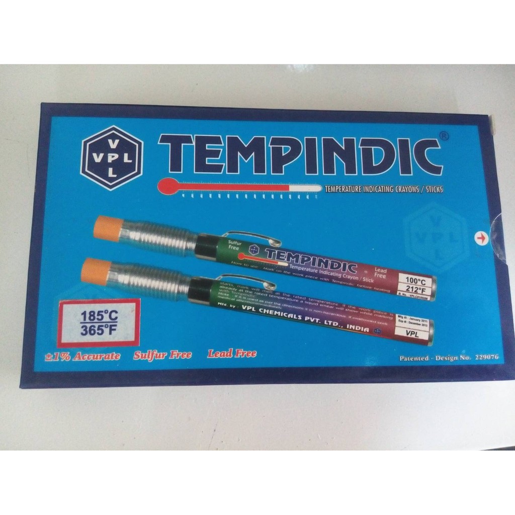 

Temperature Indicating Crayon, Tempindic 185C/365F