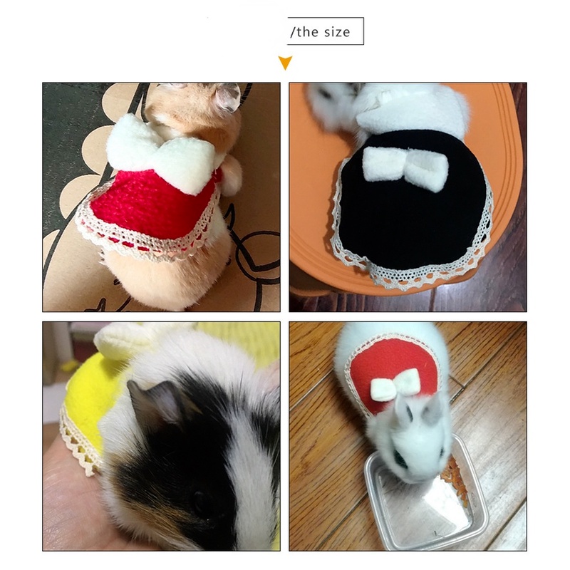 ★〓YUFeiPet〓★Lovely Small Pet Hamster  Small Squirrel Mini Pet  Clothes Multi Colors Bowtie