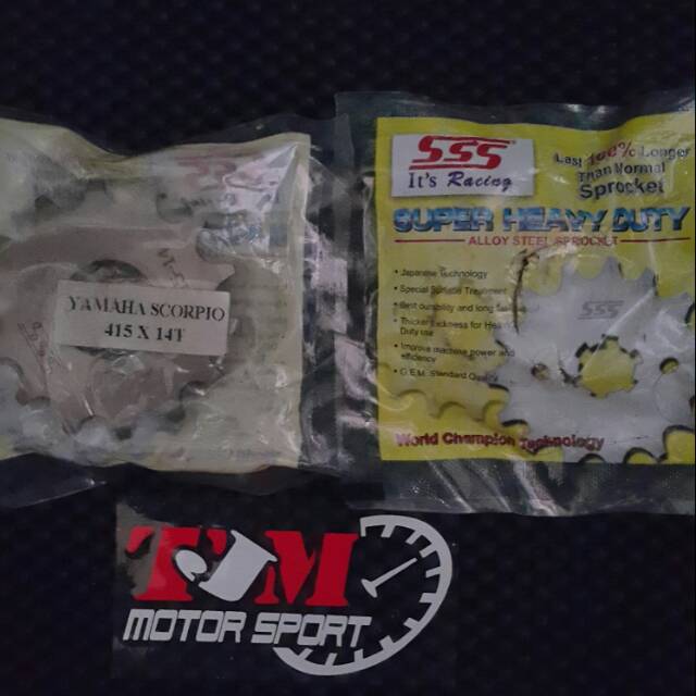 Gear/Gir Depan Sss Scorpio 415x14 TIPIS