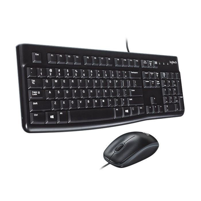 Keyboard + Mouse Logitech MK120 Combo - Logitech K120 + B100