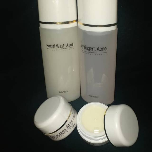 Paket Cream perawatan wajah NEFERTITI/Personal Beauty/Acne Meradang