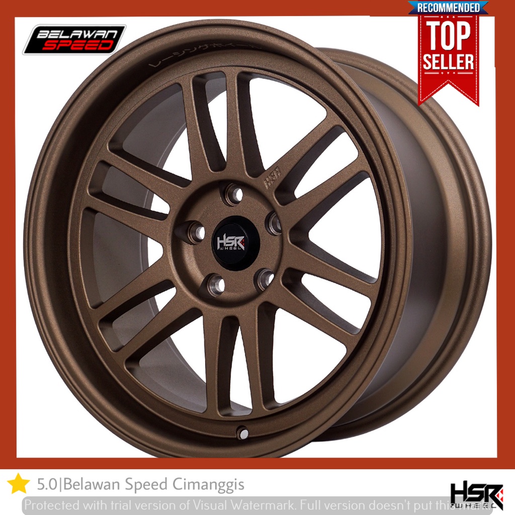 VELG RACING RING 18 MOBIL CRV XTRAIL CHEVROLLET TRAX INNOVA XPANDER BLY01 HSR R18 ET25