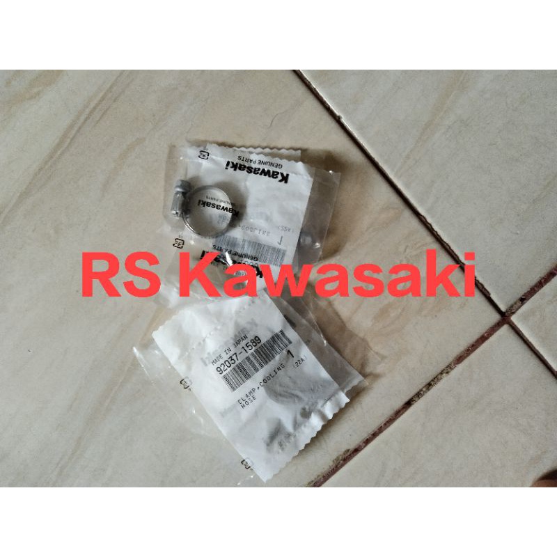 clamp kleman selang radiator ninja r rr ss 150 original
