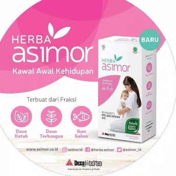 Jual Herba Asimor Pelancar Asi 30 Kapsul Asi Booster Shopee Indonesia