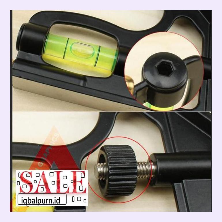 

Litnsa0S Combination Square Ruler / Siku Kombinasi / Penggaris Waterpass Luttfnpk