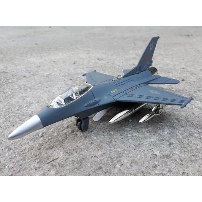Diecast Pesawat Jet Tempur F-16 - Miniatur Jet F16 - Replika Mainan - Termurah 