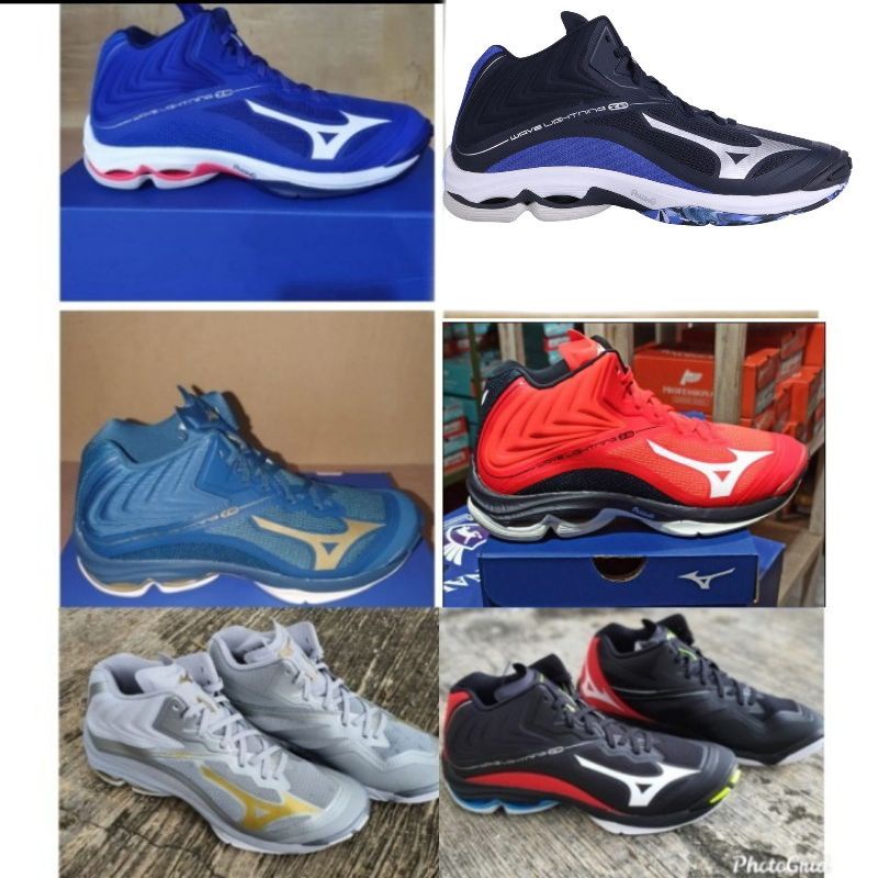 PROMO.. New Sepatu Volly Original Mizuno Wave lightning Z6 MID WLZ6 WLZ 6 Sepatu Voly