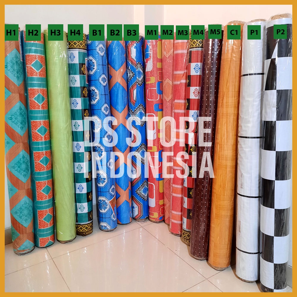 DSHOME PER ROLL 15 meter Karpet Lantai Alas Meja Plastik Vinyl Premium Daimaru GROSIR