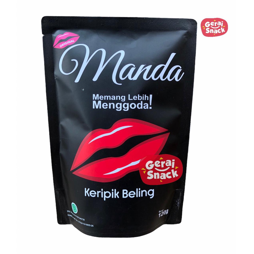 Keripik Beling Manda Best Seller Extra Daun Jeruk Khas Bandung 120g