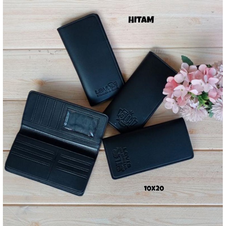 dompet panjang pria kulit levis