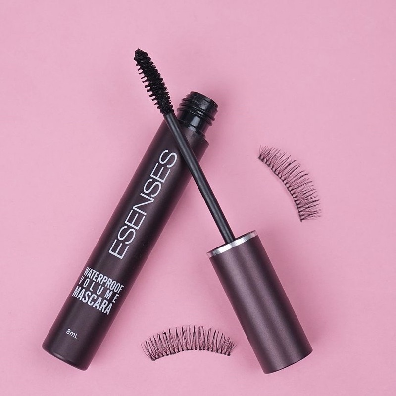 ESENSES Mascara - Esenses Waterproof Volume Mascara 8ml BPOM Maskara Pelentik Bulu Mata