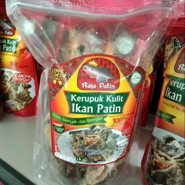 

Kerupuk kulit ikan patin Raja Patin