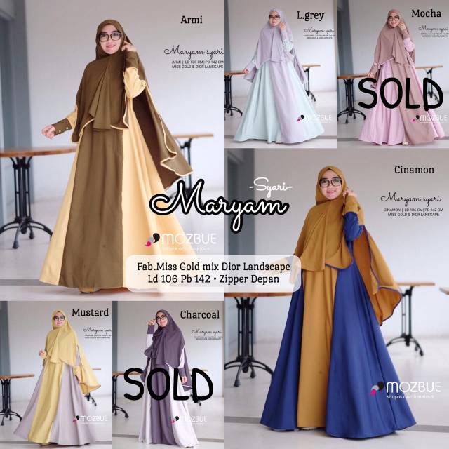 MARYAM syari ori Mozbue