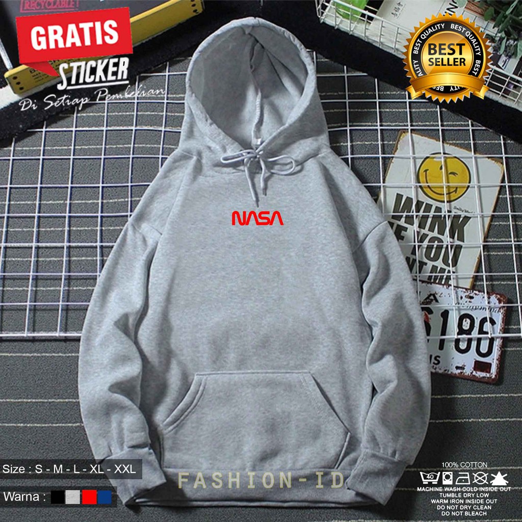 Jaket Sweater Hoodie NASA Keren Pria Dan Wanita Distro KAOS PRIA KEREN