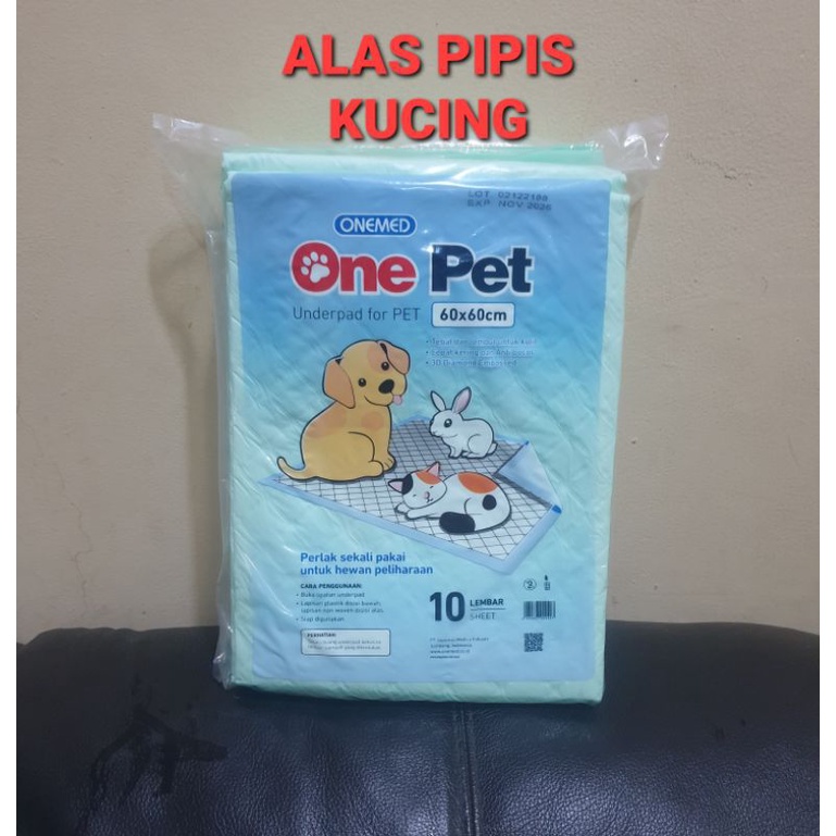 ONE PAD ALAS PIPIS KUCING DAN HEWAN LAINNYA 60 X 60 CM