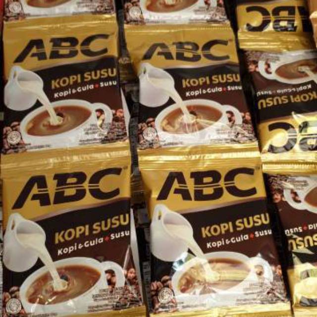 

ABC Kopi Susu 1renceng isi 10 bungkus