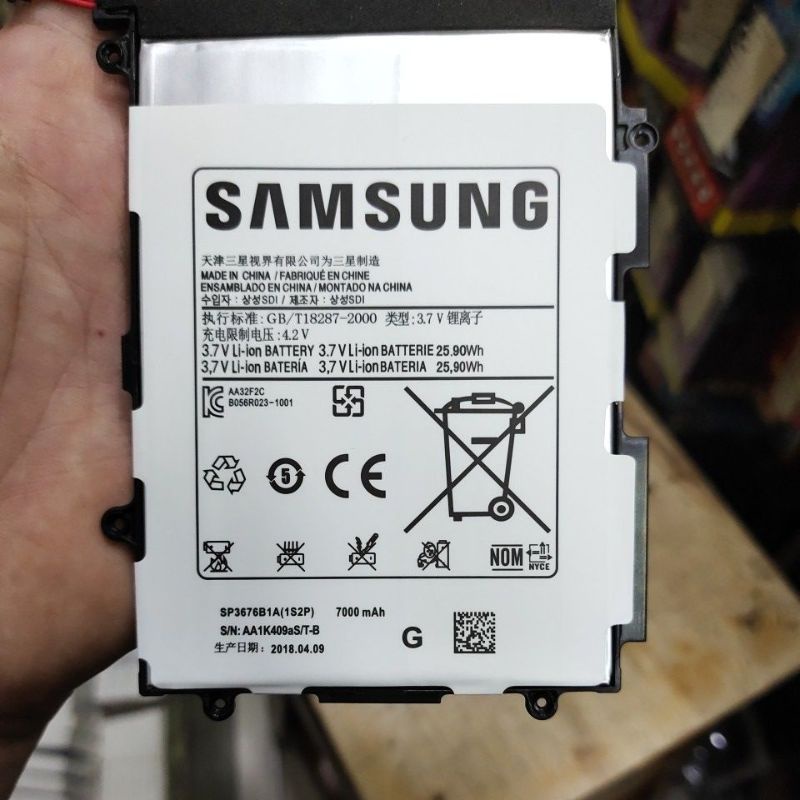 SAMSUNG P7100 / SP4175A3A(1S2P) , Samsung p7500 / n8000 / p5100 / sp3676b1a(1s2p) baterai battery batt