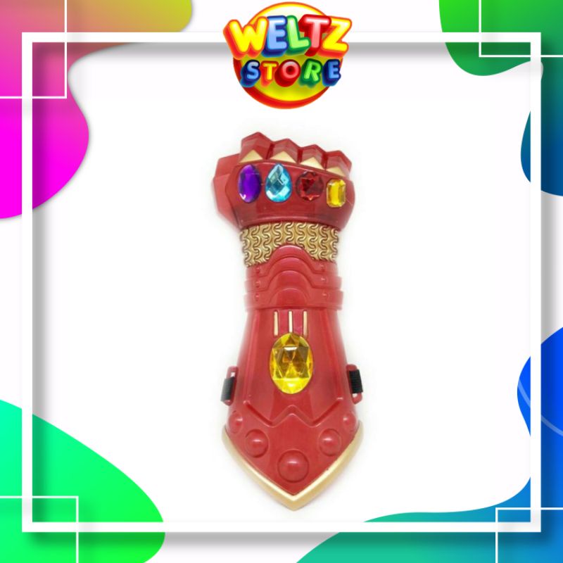 Mainan Anak Figur Tangan Ironman Thanos End Game