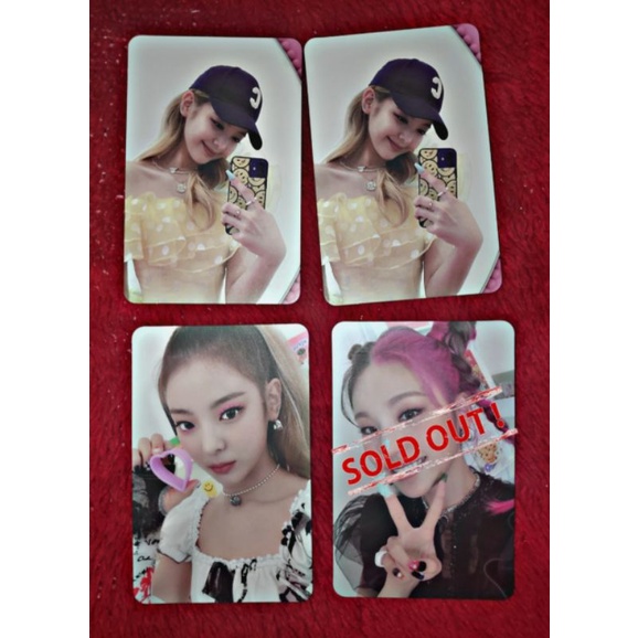 PHOTOCARD ITZY ALBUM CRAZY IN LOVE YEJI LIA OFFICIAL