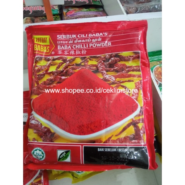 

Babas Chili Powder | Serbuk Cili Babas
