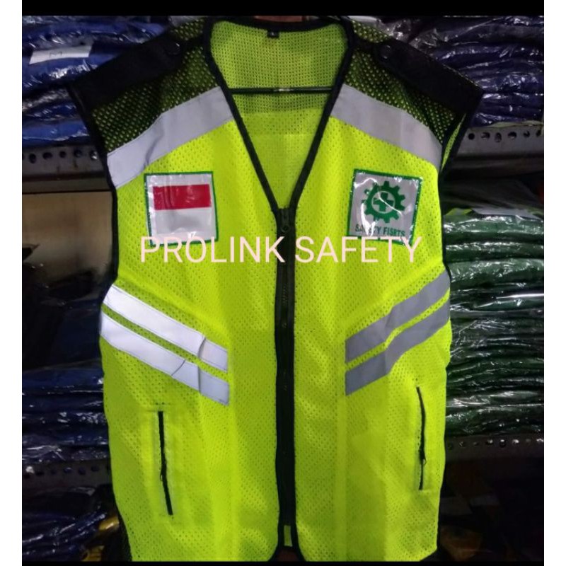 ROMPI SAFETY JARING FREE LOGO K3 BENDERA PUNGGUNG SAFETY FIRST