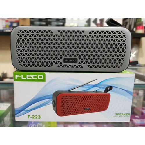 Fleco Speaker Portable Wireless Bluetooth F-223 F223 F223 Multifunsi Radio FM Memory Card