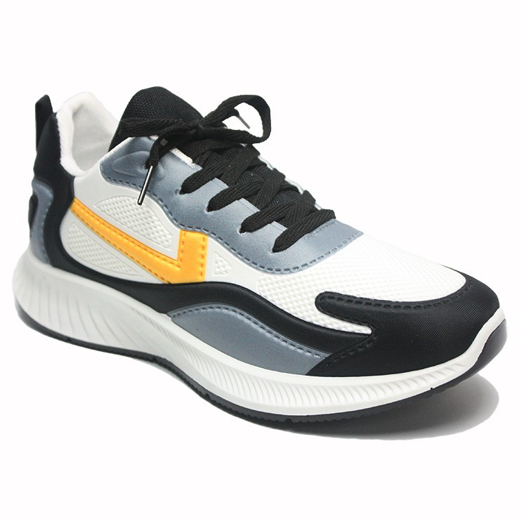 DR. KEVIN SEPATU SPORT PRIA MEN SNEAKERS 889-033 - PUTIH/KUNING