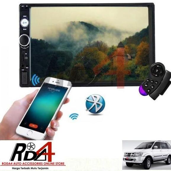 Tape Mobil Head Unit Double Din Mirror Link Android Panther Isuzu rod4 Berkualitas