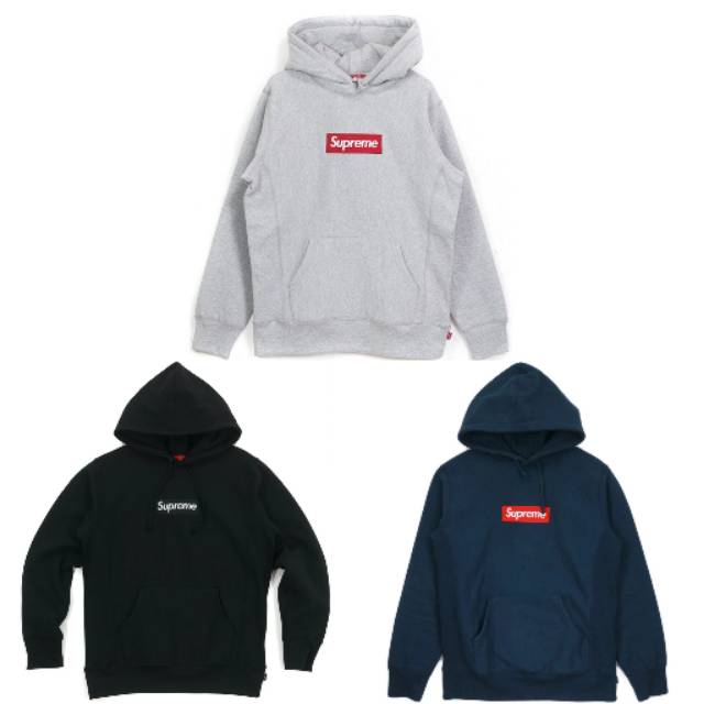 navy supreme hoodie